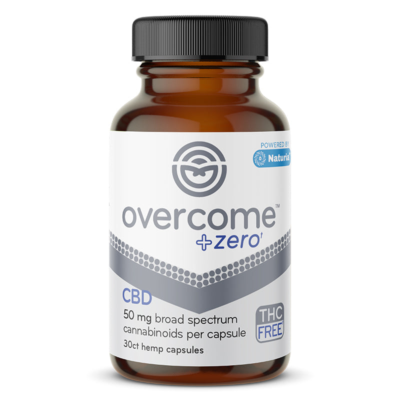 Overcome Zero THC Capsules - 30 count bottle