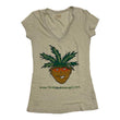 Load image into Gallery viewer, Think Hempy Thoughts Women's V Neck T-Shirt