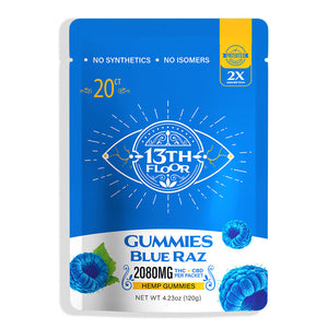 Blue Raspberry THC Gummies