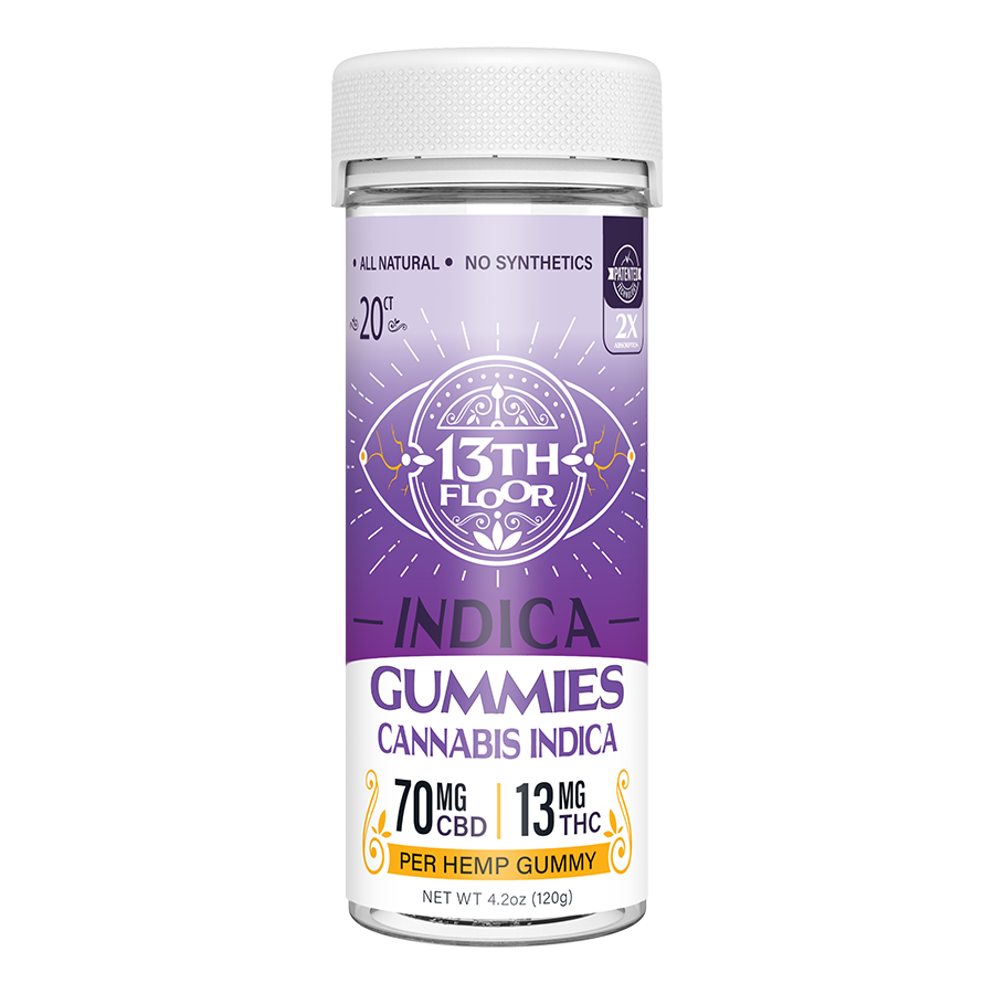 13th Floor Indica THC Gummies 20 | Anavii Market