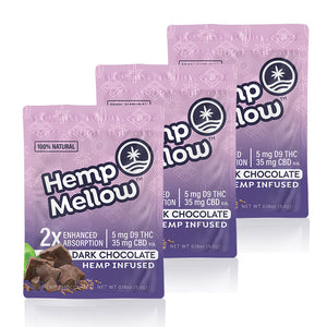 Hemp Mellow 5mg D9 THC 3ct