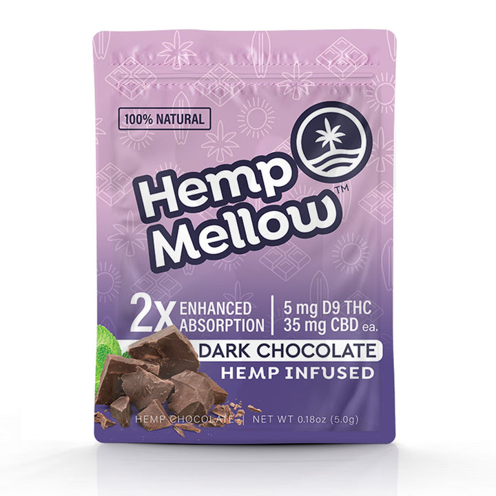 Hemp Mellow Lite Chocolate 5mg D9 THC
