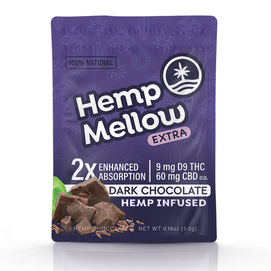 Hemp Mellow Extra Chocolate 9mg D9 THC 