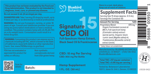 Full Spectrum CBD Bluebird Signature