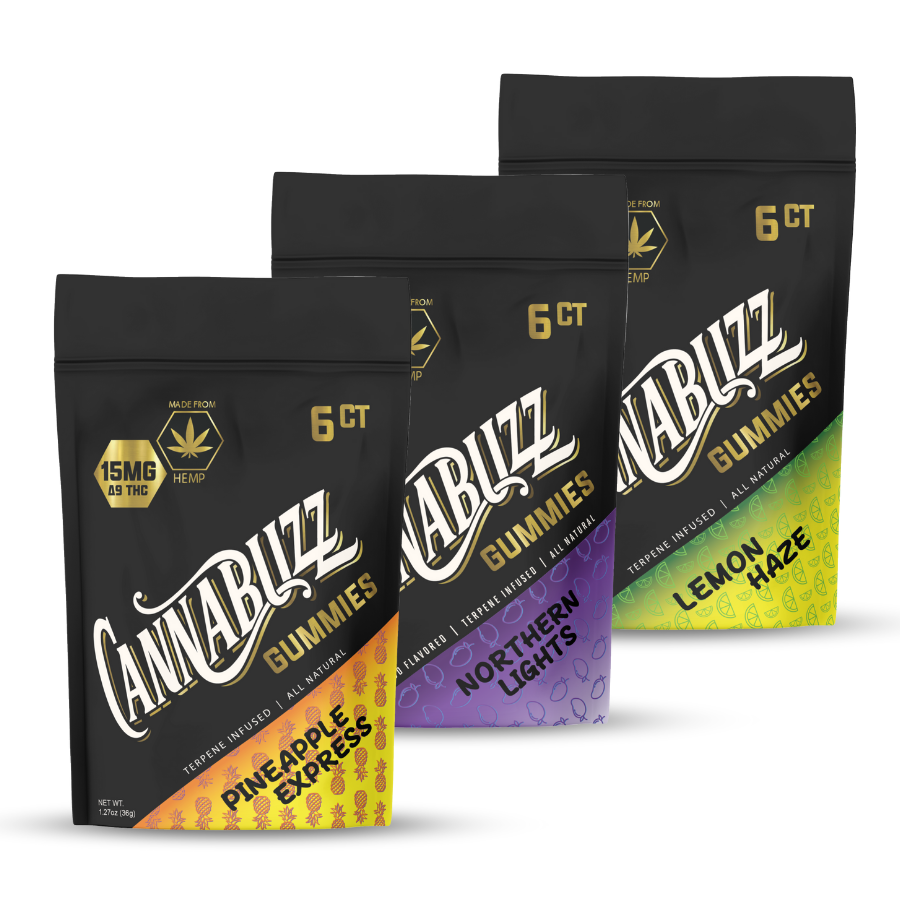 15mg THC Gummies Variety Pack - 3x 6ct Packets – Anavii Market