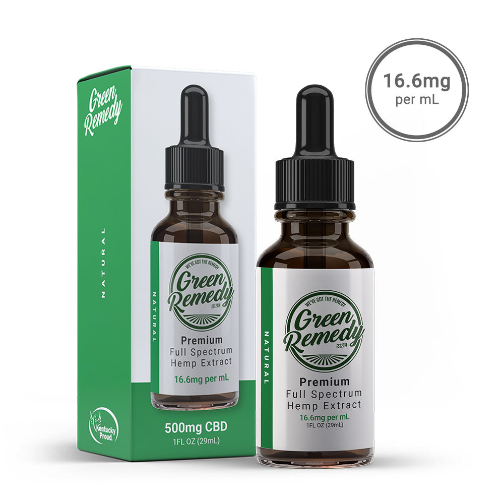Green Remedy CBD Oil - All Natural Flavor | Anavii Market